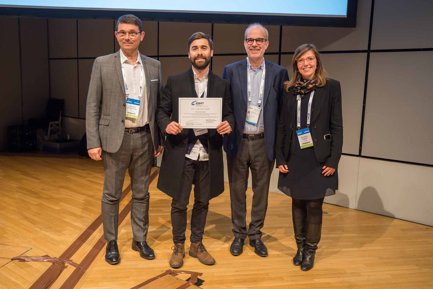 EBMT 2019 JON J. VAN ROOD AWARD