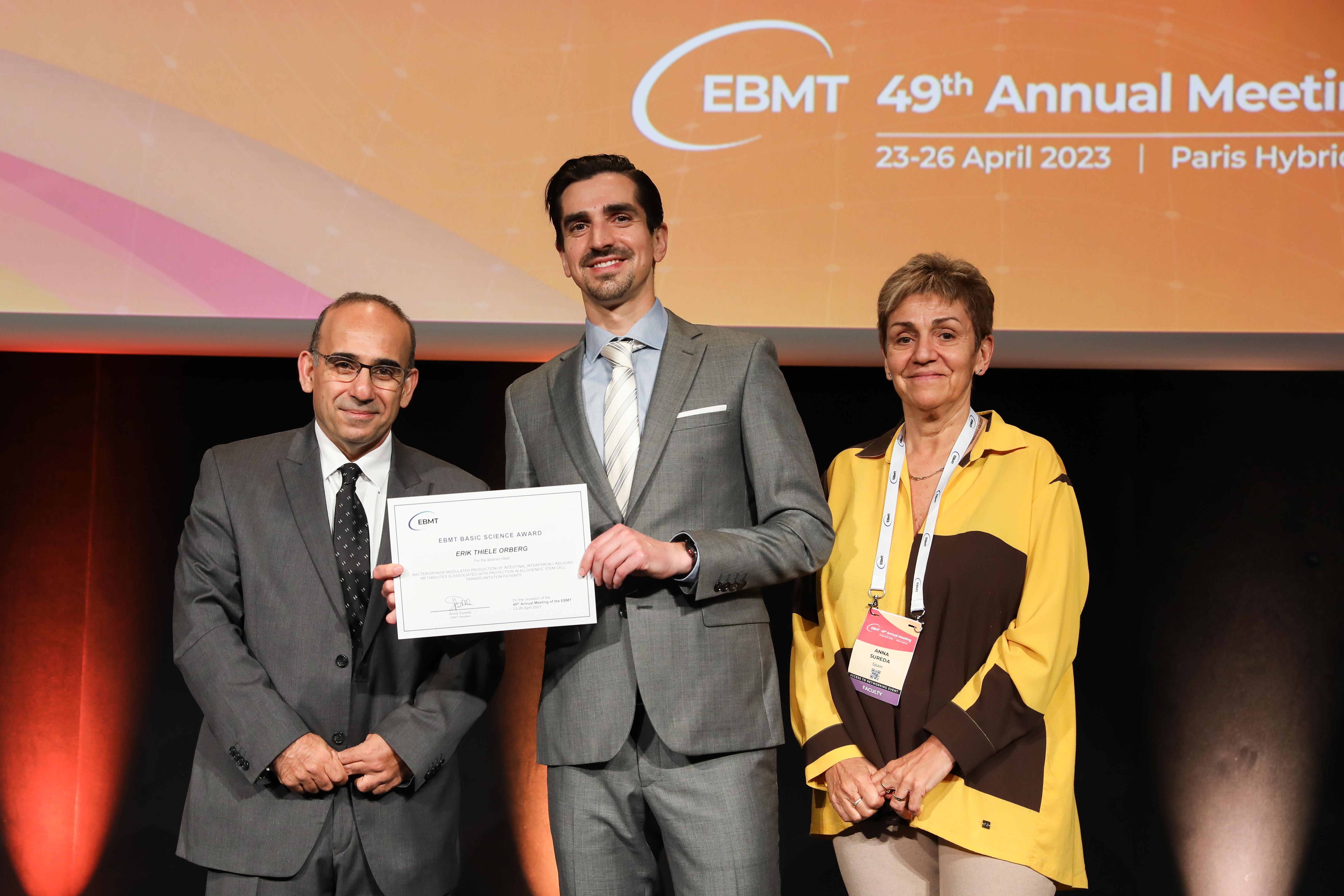 2023_04_24_EBMT_2023_PRESIDENTIAL_SYMPOSIUM_BASIC SCIENCE AWARD_Erik Thiele Orberg