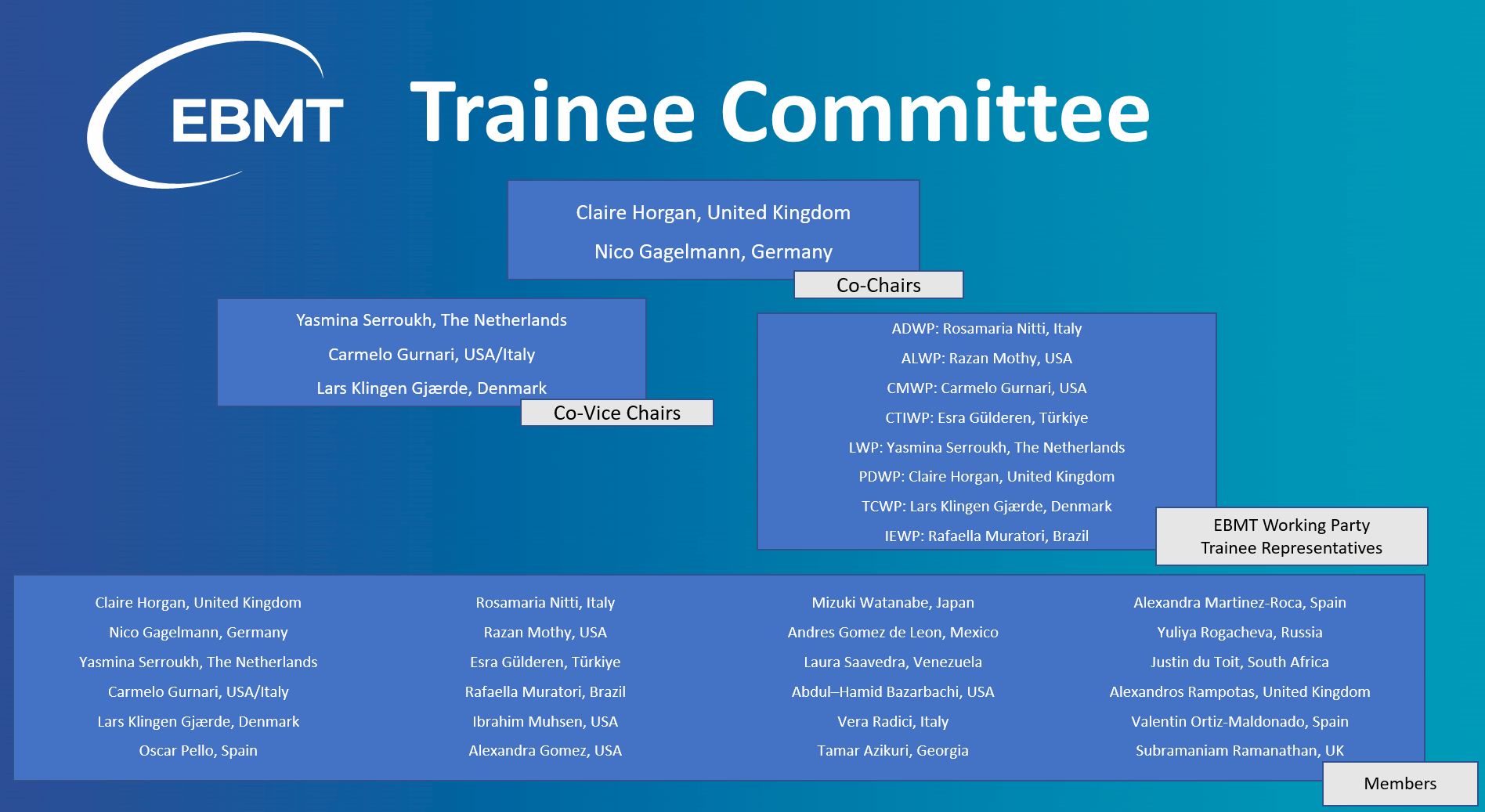 Trainee Committee Organigram