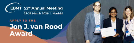 EBMT 2025 Jon J. van Rood Award Winner