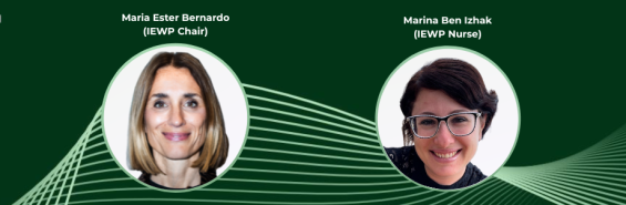 Maria Ester Bernardo (IEWP Chair) and Marina Ben Izhak (IEWP Nurse)