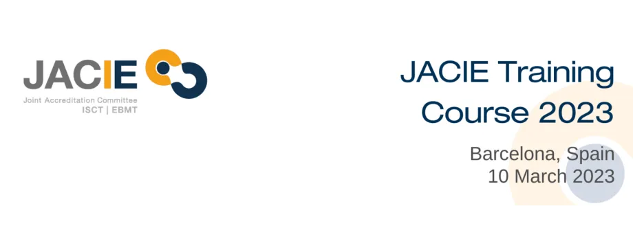 JACIE Training Course 2023 | EBMT