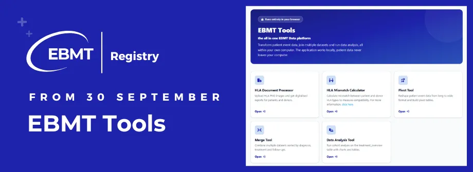 EBMT Tools Banner