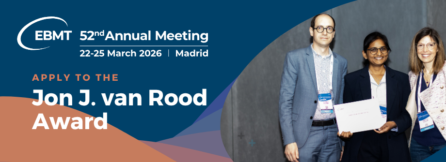 EBMT 2025 Jon J. van Rood Award Winner