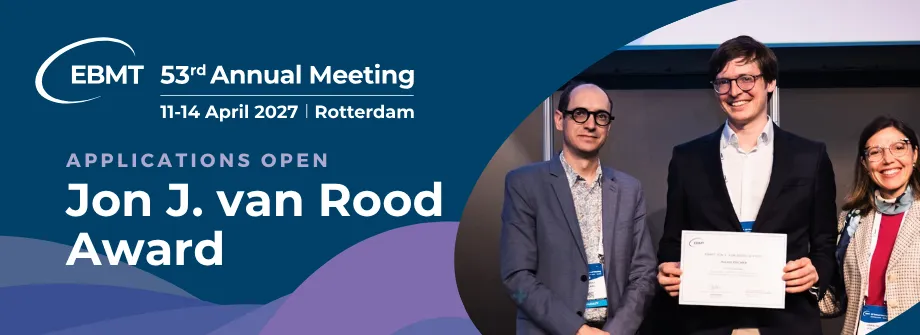 EBMT 2026 Jon J. van Rood Award Winner