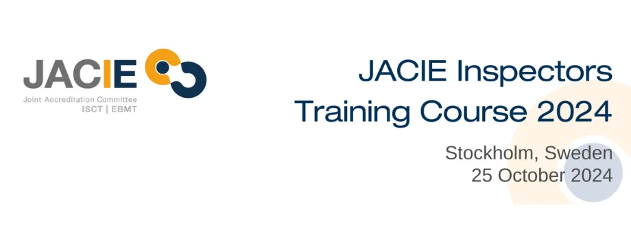 JACIE Inspectors Training Course 2024 (Stockholm)