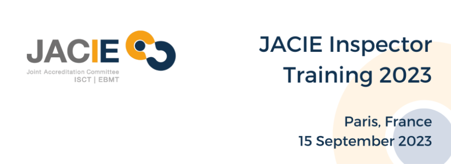 JACIE Inspector Training Course 2023 Paris