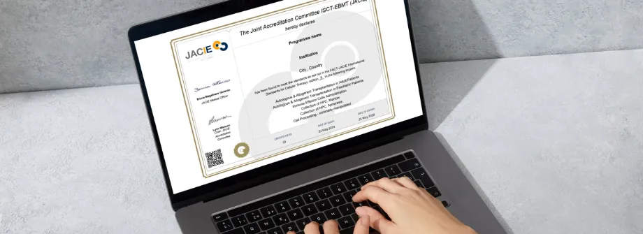 Accreditation certificate