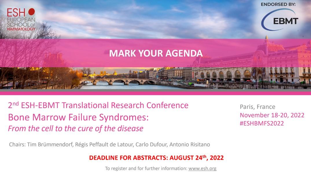 ESH-EBMT Conference 2022
