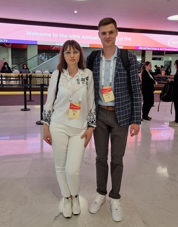 Victoriia Galytskaya and Bohdan Medvediev